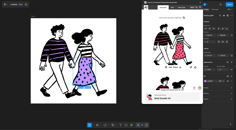 Ilus AI Figma Plugin