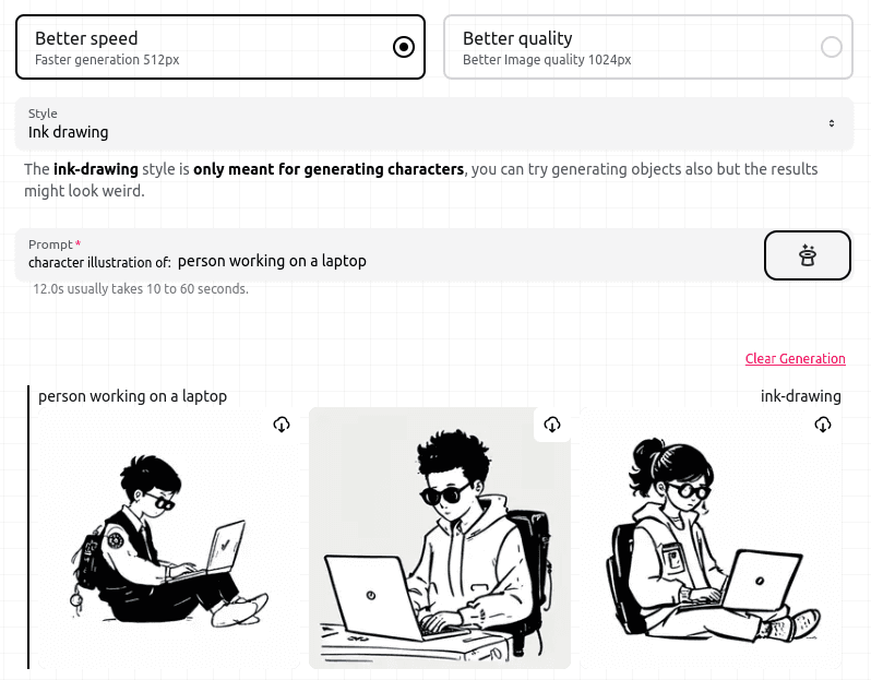 illustration generator
