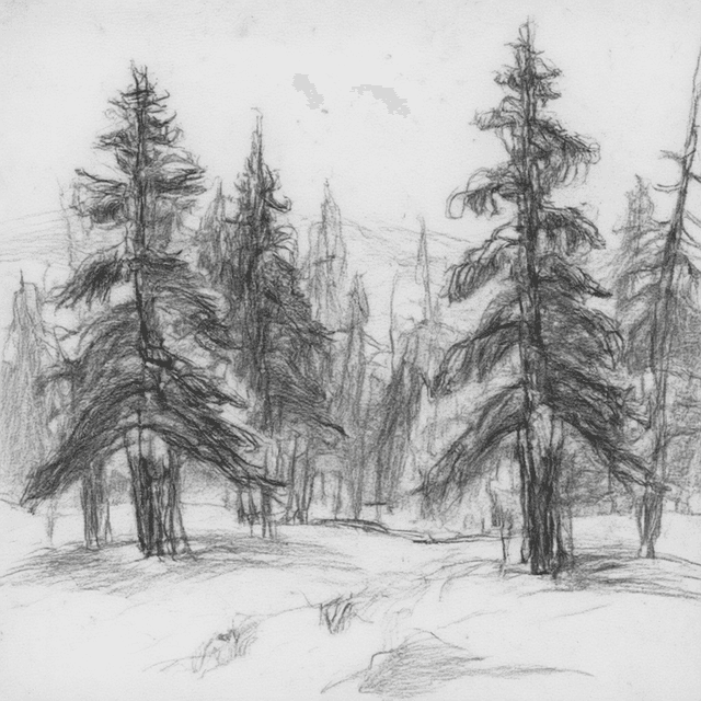 Spruce forest