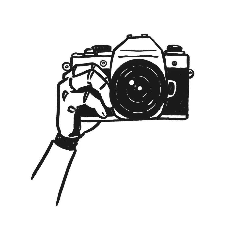 Illustration of AI Using a Camera