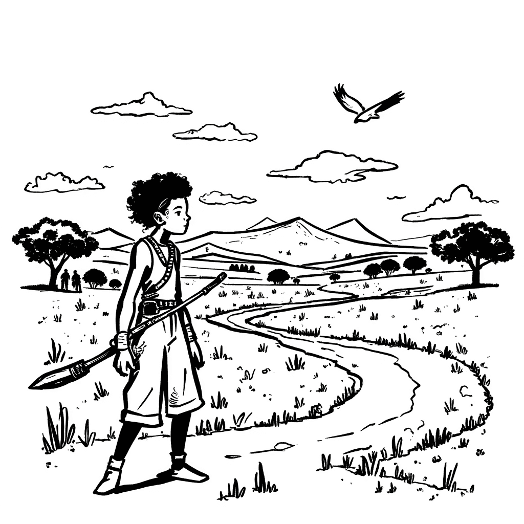 Illustration of Child's Birth in Mbeere