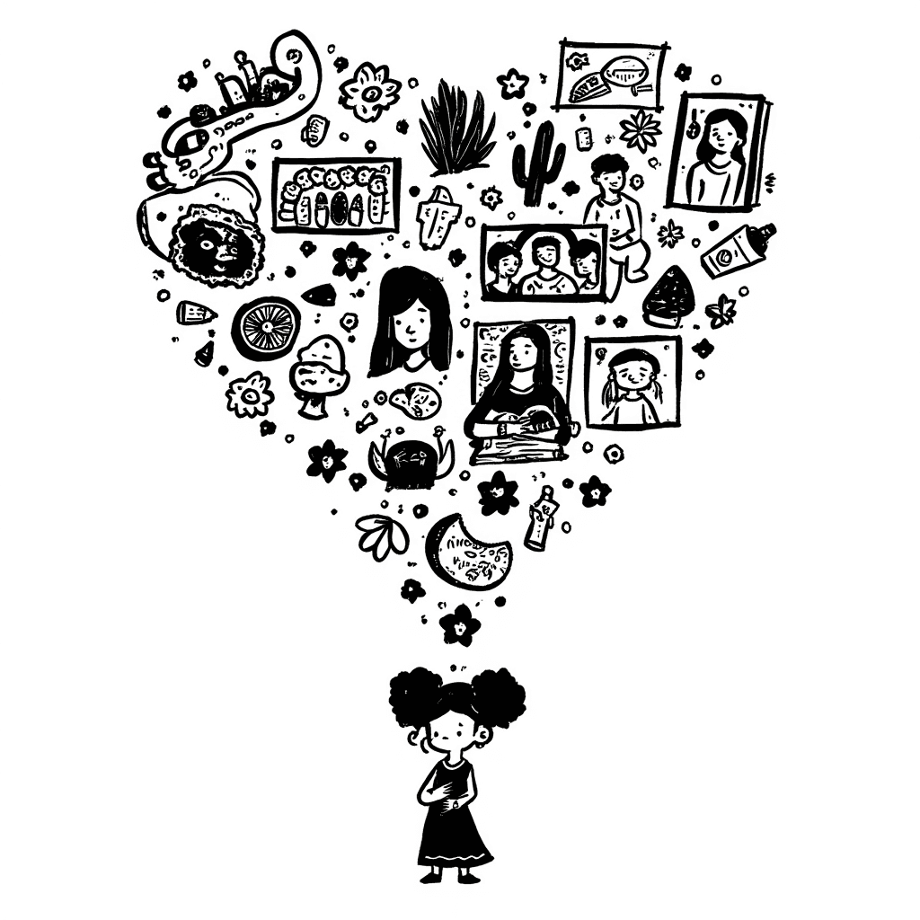 Illustration of Childhood Memories