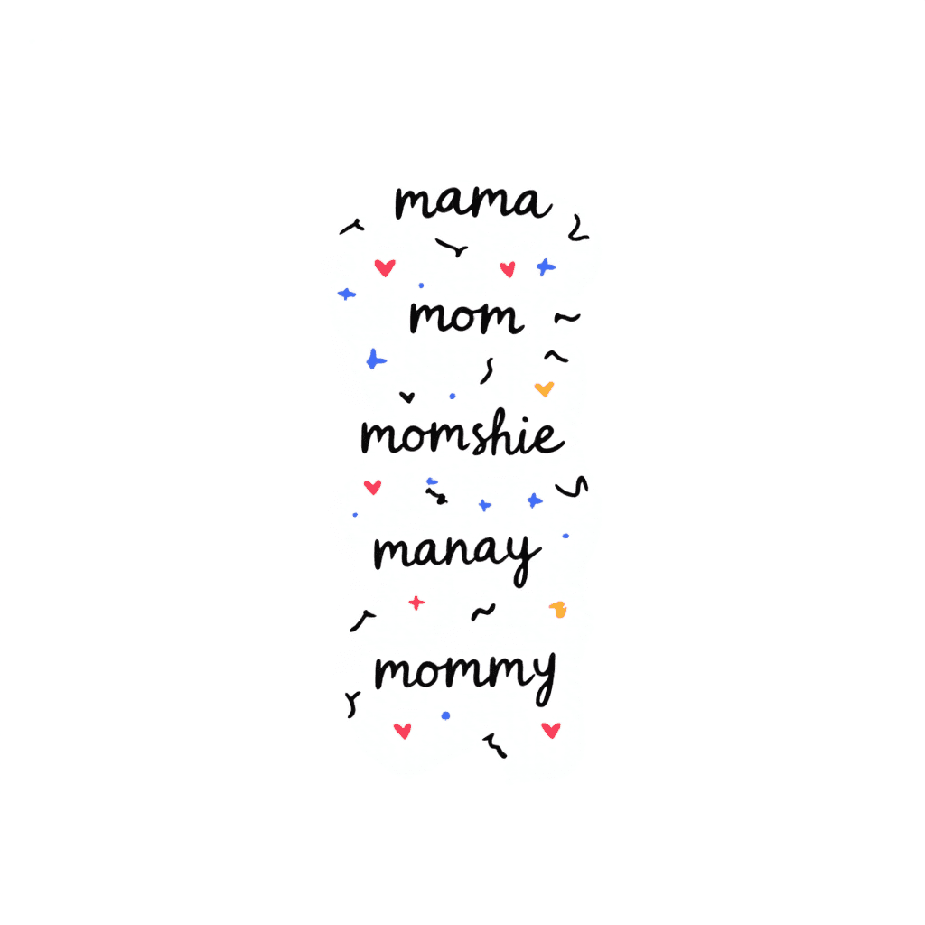 Illustration of Different Mom Names