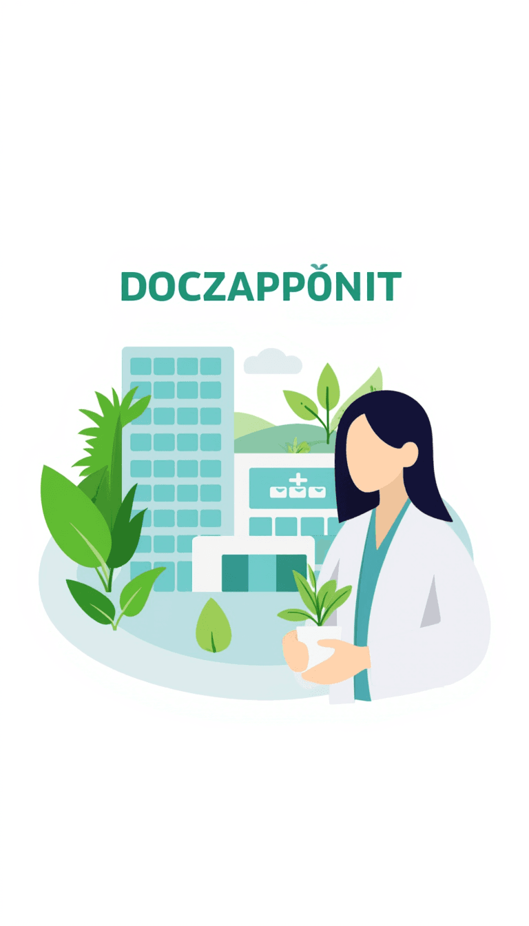 Illustration of DocZappoint App Design