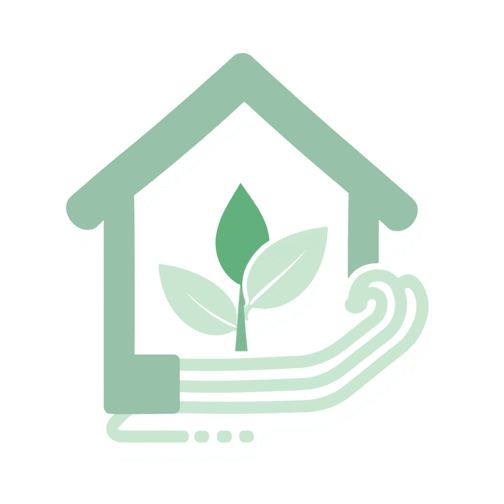 Illustration of Eco-Friendly Home Concept