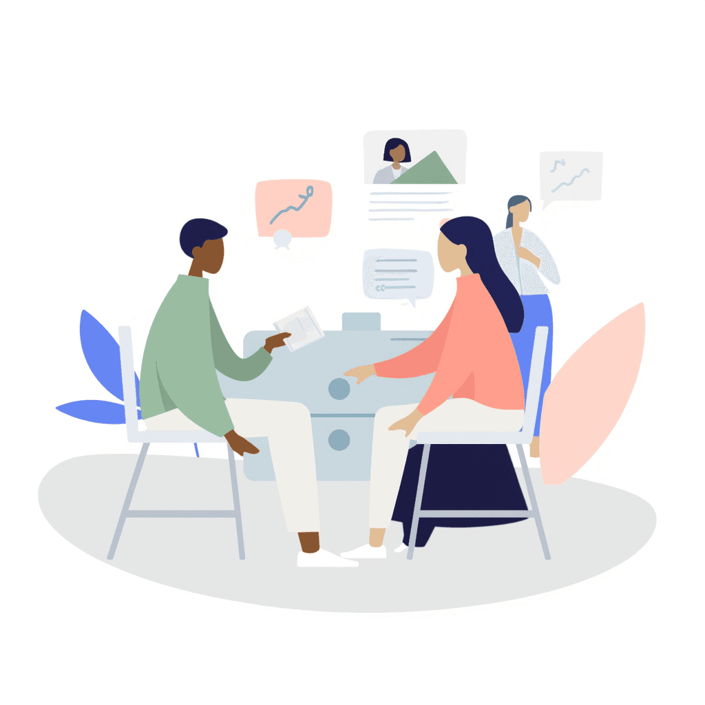 Illustration of Health Clinic Activities