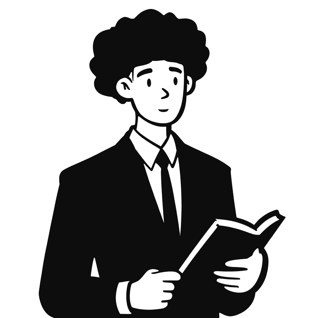 Illustration of Mentor in a Suit