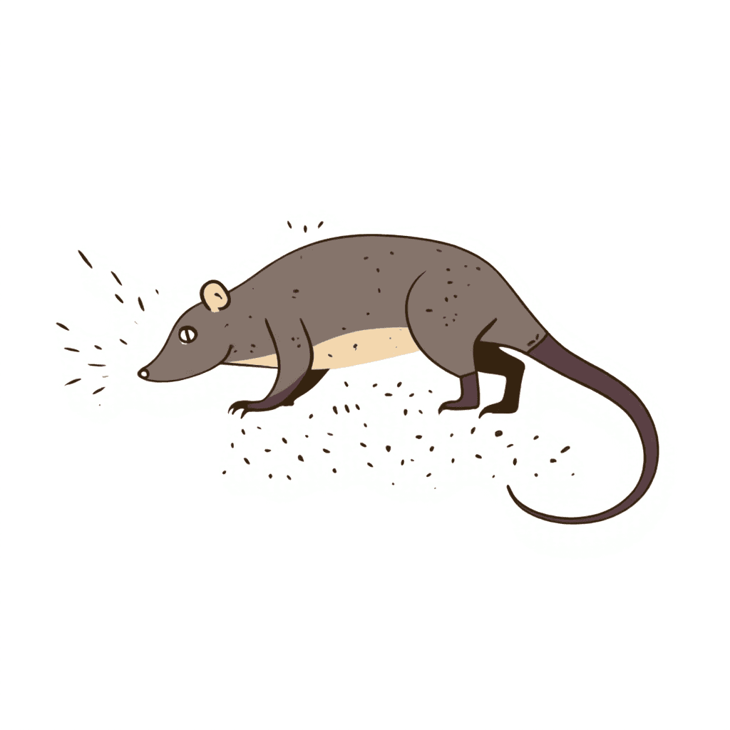Illustration of Realistic Cuban Solenodon