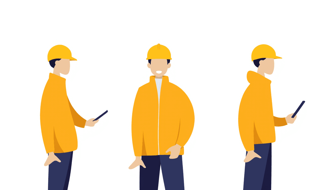 Illustration of Service Engineer Moods