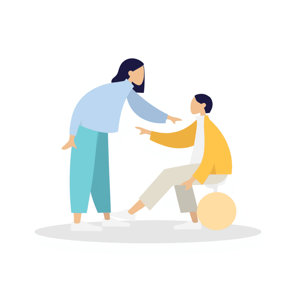 Illustration of Social Support and Help