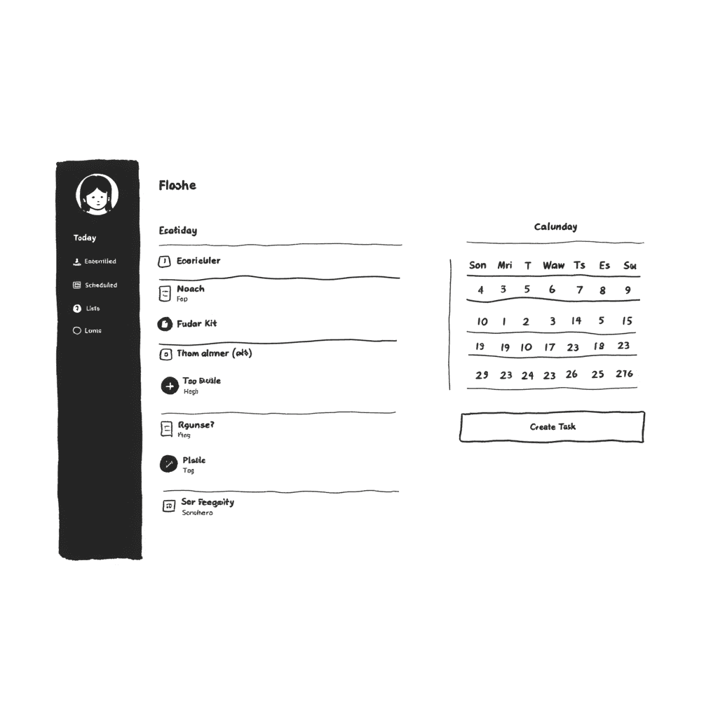 Illustration of Task Management Dashboard