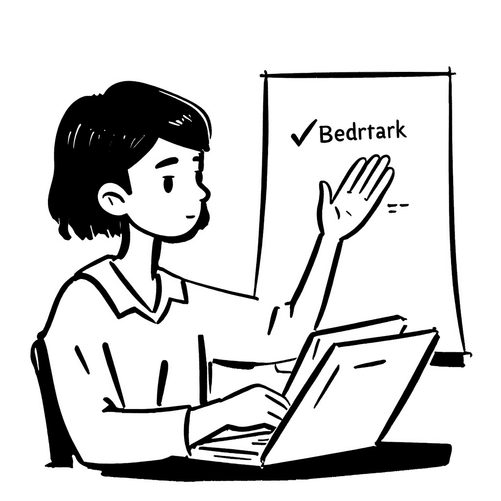 Illustration of Teacher Giving a Lecture