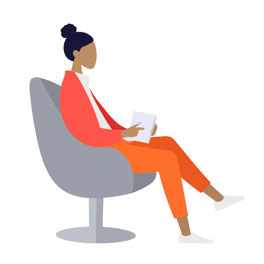 Illustration of Therapist at Work