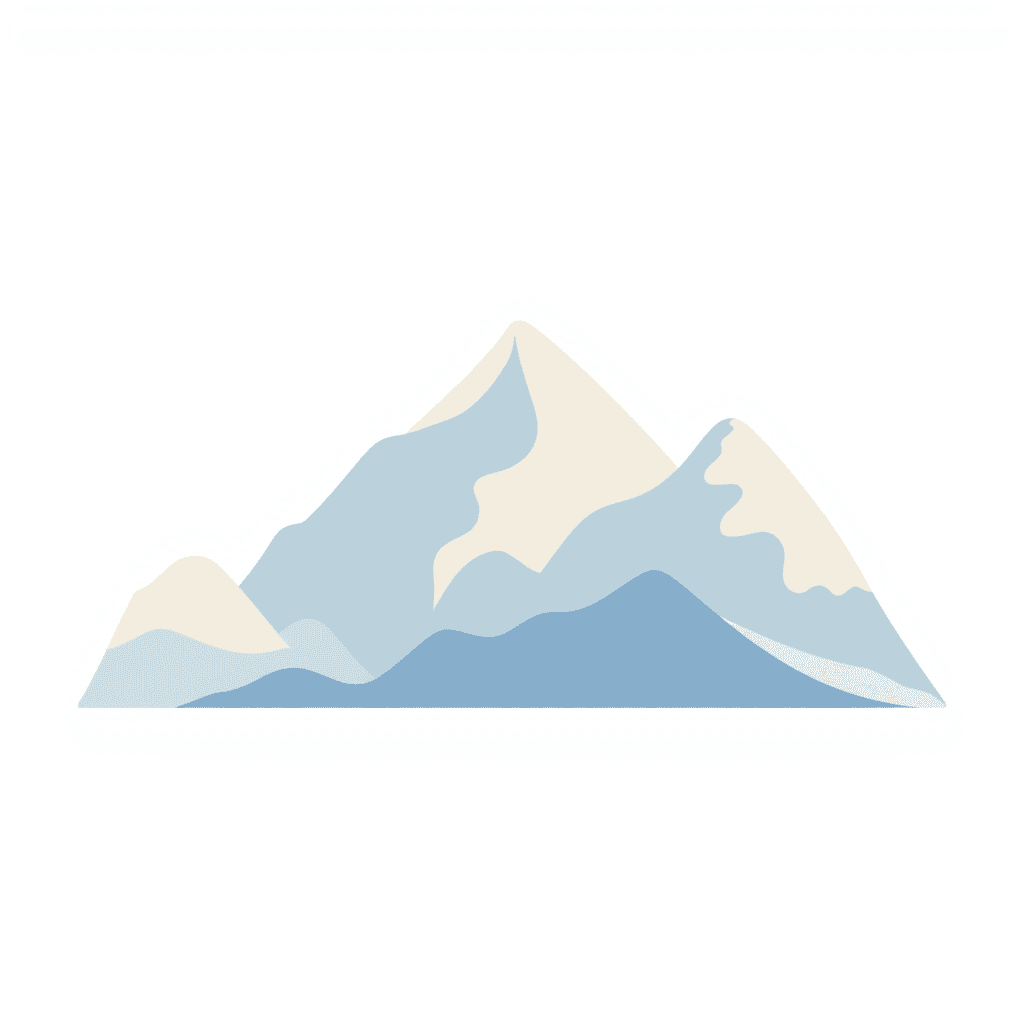 Illustration of Uludag Mountain Landscape