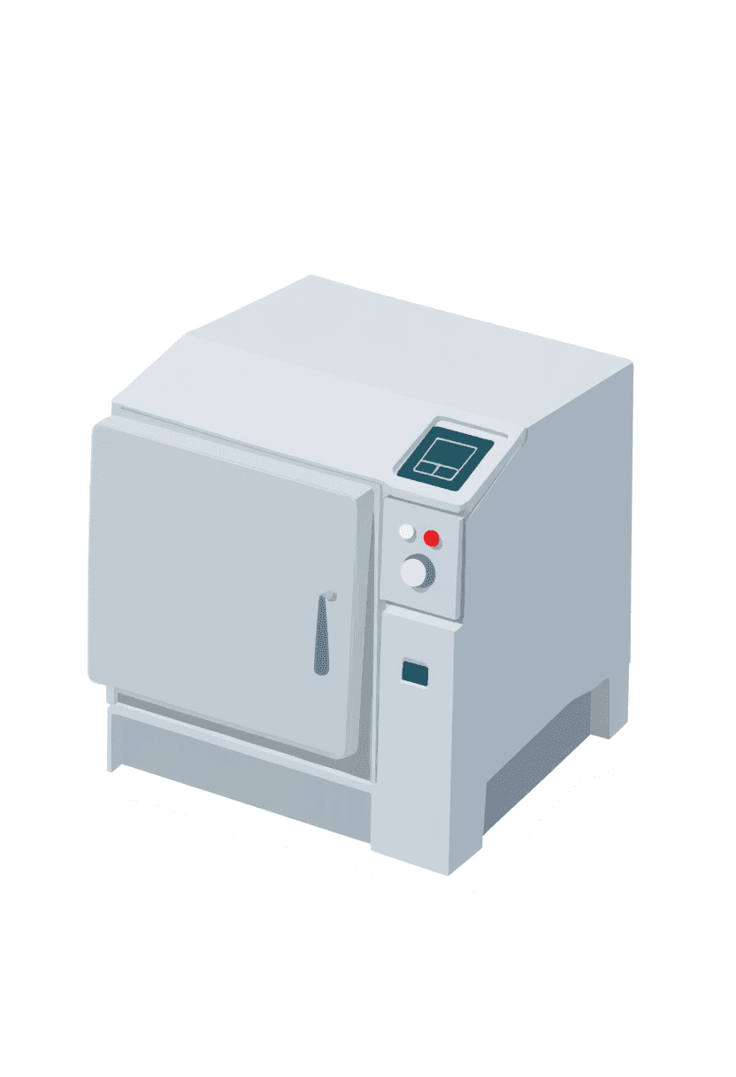 Illustration of a Muffle Furnace