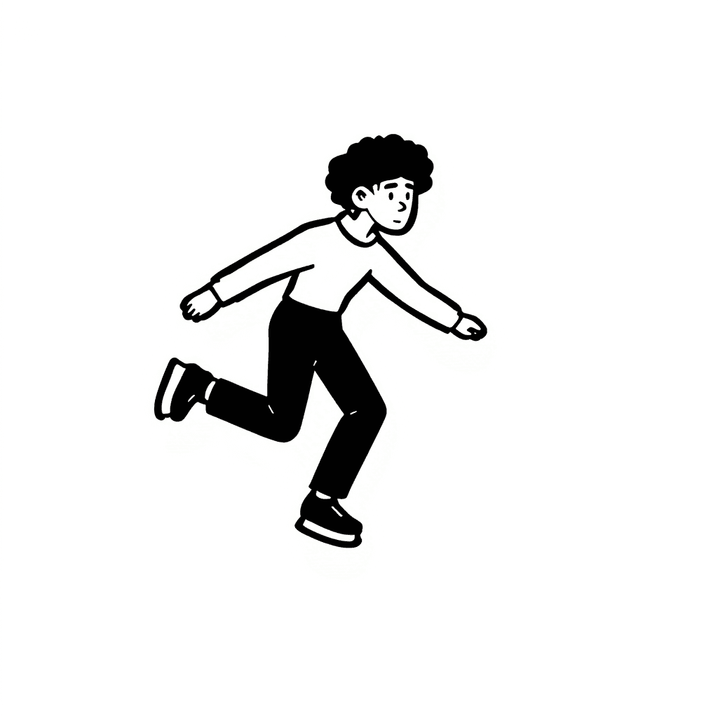 Illustration of a Person Running