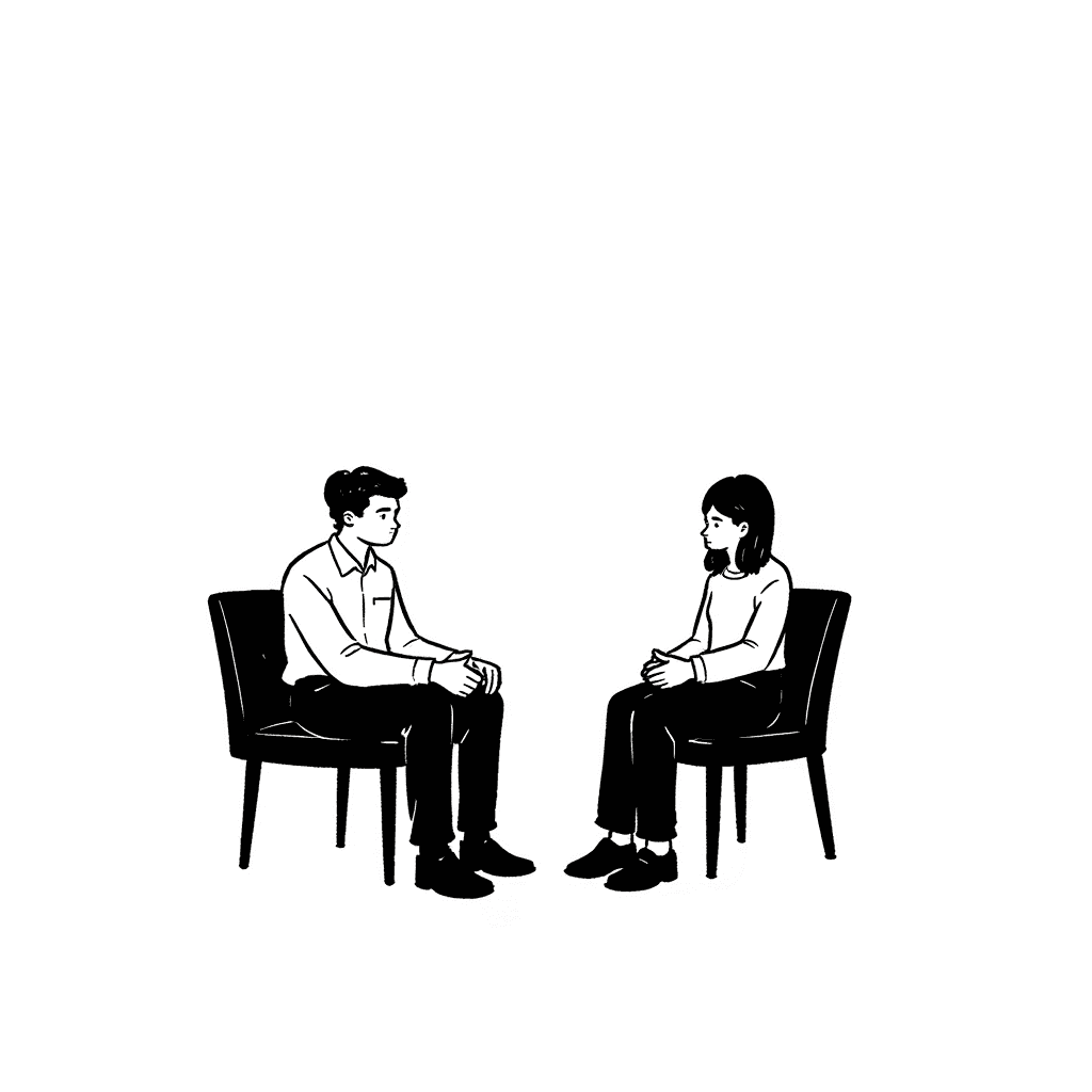 Illustration of a Therapy Session