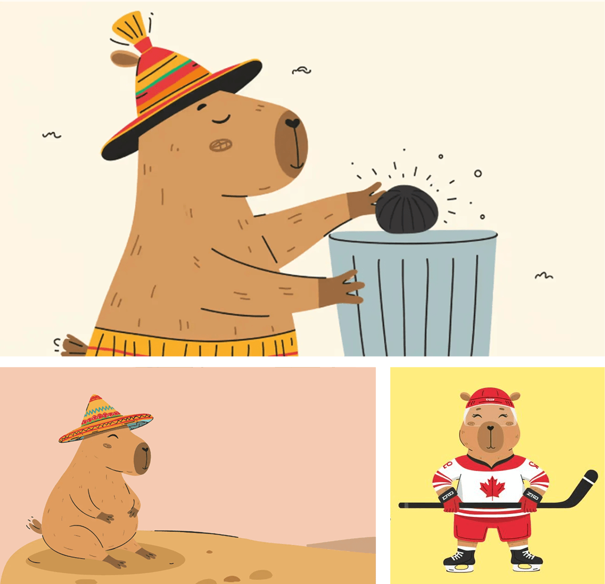 Illustrations of jaapi mascot