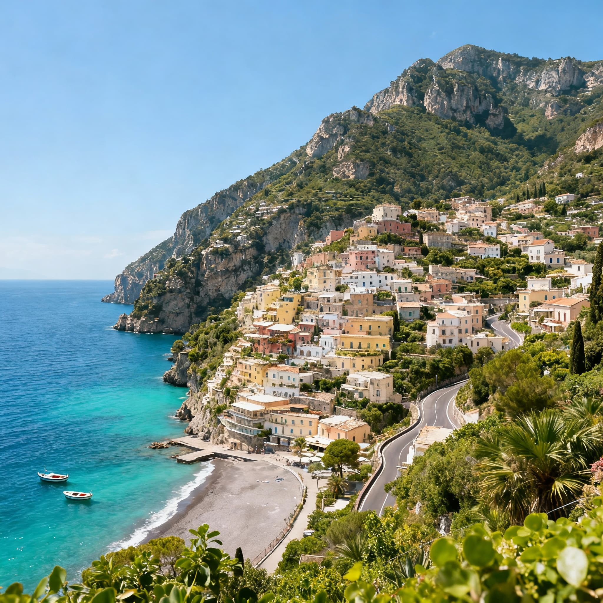 photo ofamalfi coast line